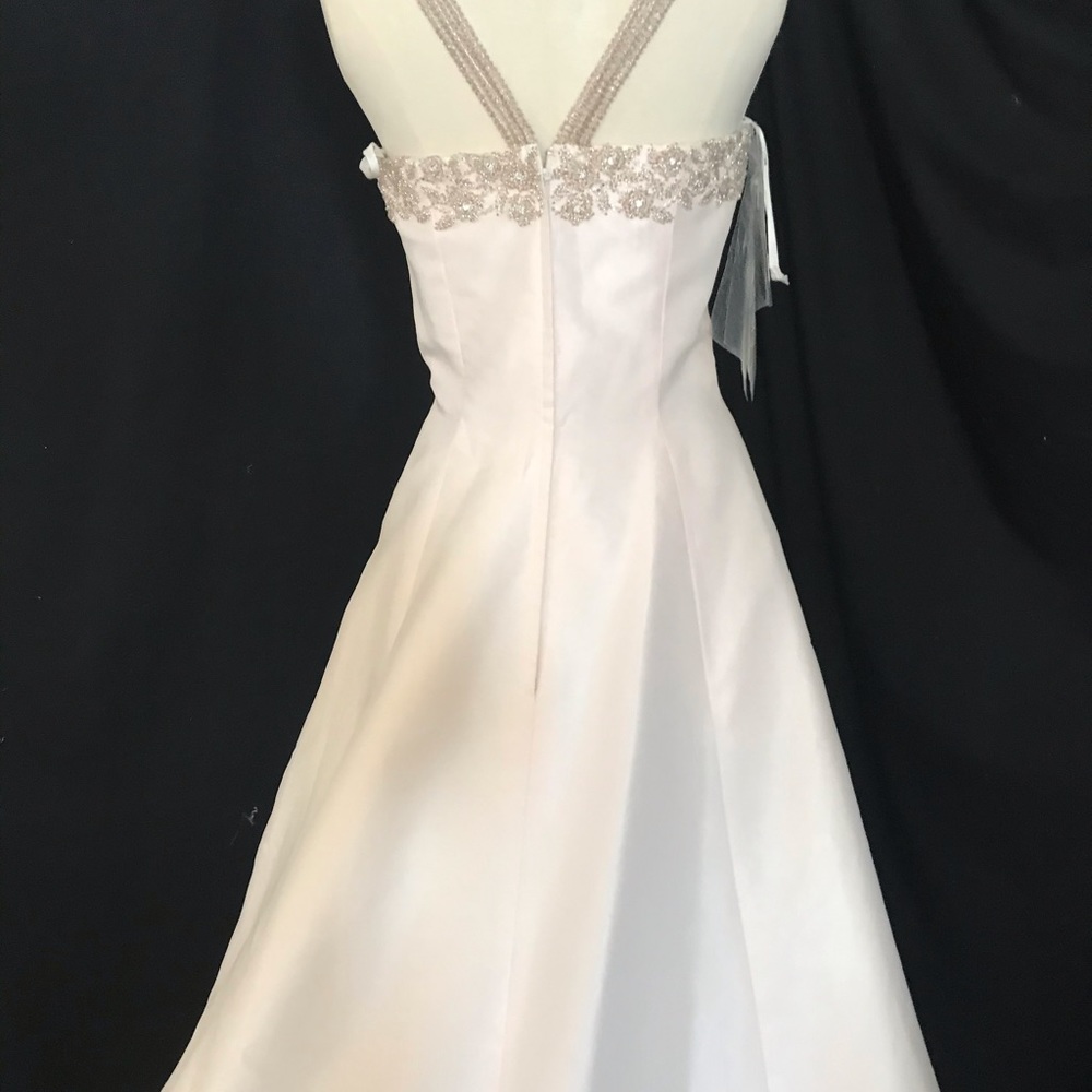NWT Rena Koh Blush Mikado Silk Wedding Dress 12 - Picture 6 of 6